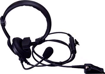 Kenwood KHS-14  Light weight single muff headset with boom mic & in-line PTT.  List $120.00